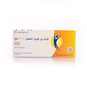فولتارين طويل المفعول 100مج 30 قرص