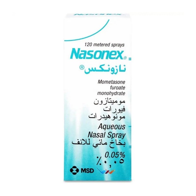 بخاخ نازونكس 50 ميكروغرام بخاخ أنف مائى 120 جرعة