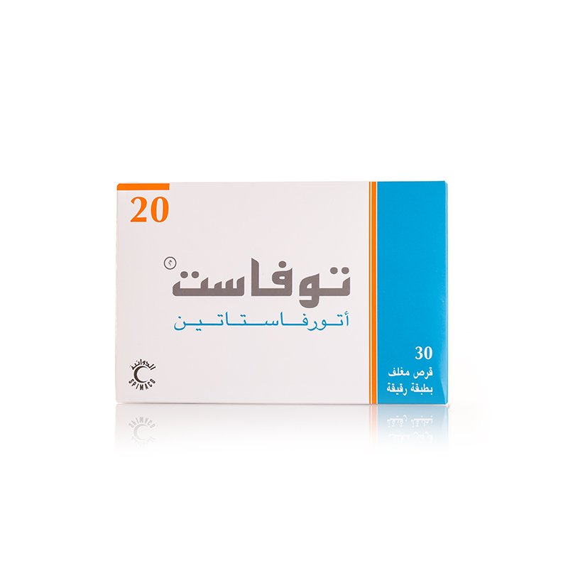 توفاست 20 مجم 30 قرص