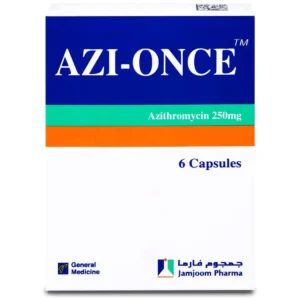 ازى ونس حبوب 250 مجم 6 كبسولة AZI - ONCE 250mg 6 capsules