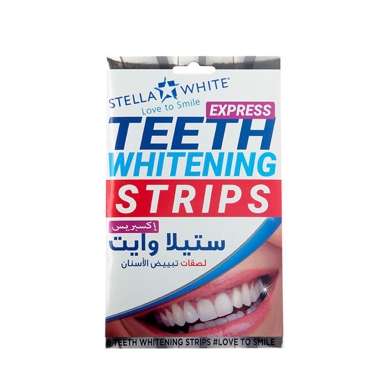ستيلا وايت شرائط مبيضة للاسنان ستيلا وايت 6 قطع