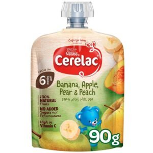 مهروس سيريلاك موز، تفاح، إجاص وخوخ 90 جم