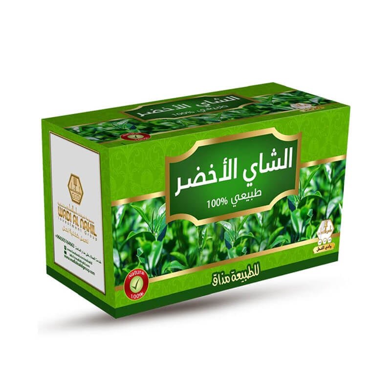 شاي أخضر وادى النحل 60 جم 30 كيس