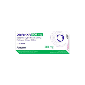 Diafor xr 500 mg / 28 tab
