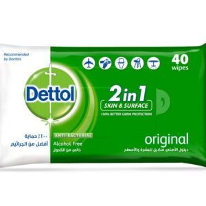 ديتول مناديل مبللة الأصلي متعددة الاستعمالات - 40 منديل