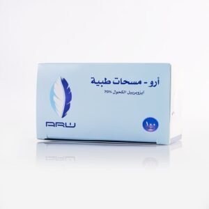 مسحات كحول ارو (100 حبة)