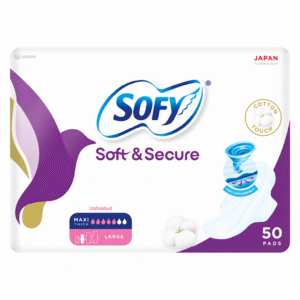 سوفي نعومة وأمان ماكسي سميكة حجم كبير 50 فوطة صحية