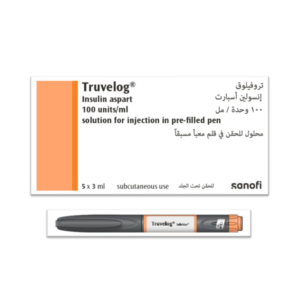 تروفيلوق انسولين اسبارت 100 وحدة/مل أقلام معبأة ( 5 أقلام )