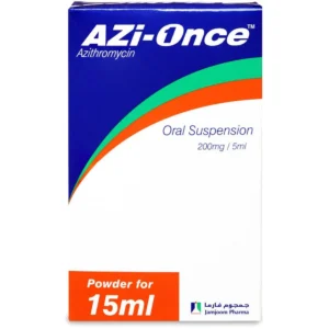 ازي ونس 200مجم معلق 15 مل Azi-Once 200 mg 15 ml