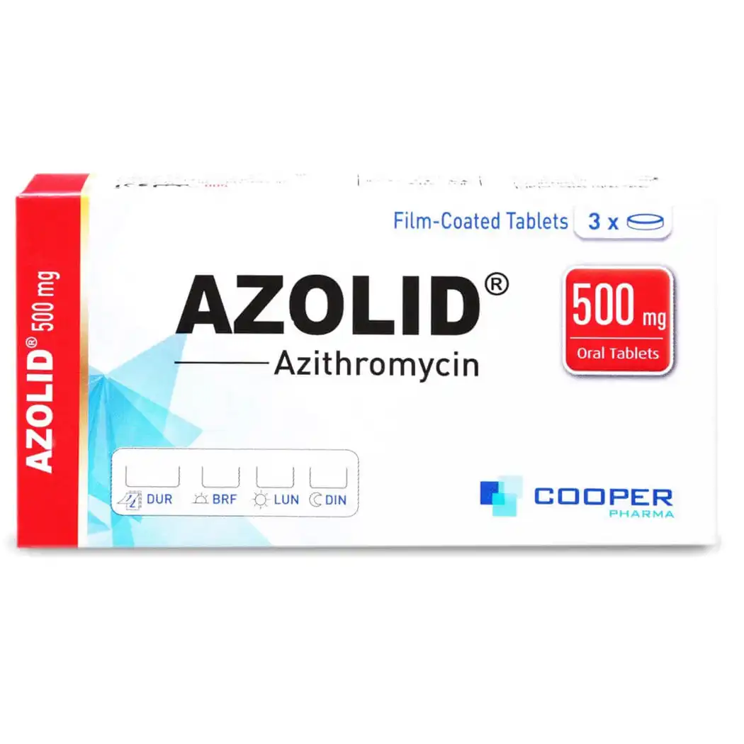 ازوليد 500 ملجم 3 اقراص Azolid 500 mg 3 tablets
