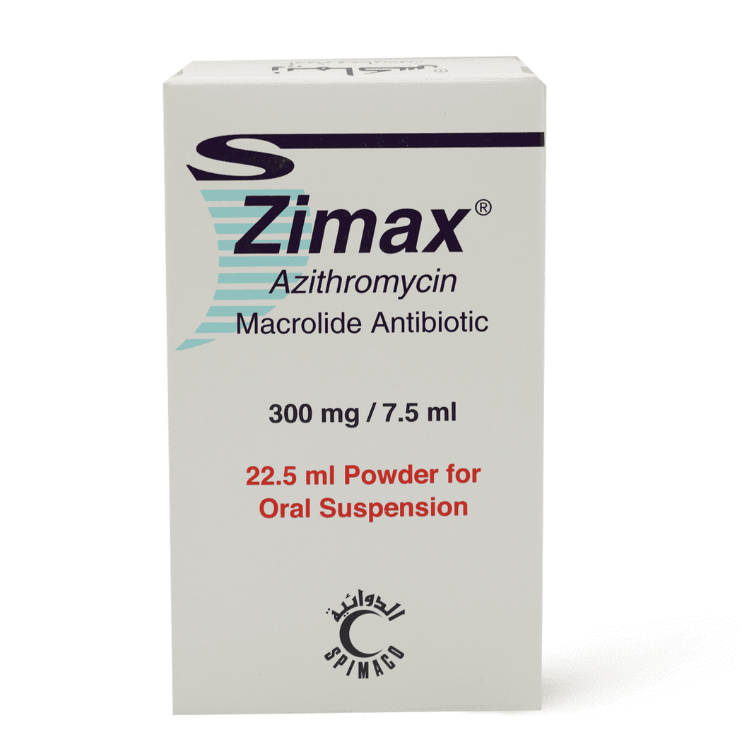 زيماكس 300 مجم معلق 22.5 مل Zimax 300 mg 22.5 ml