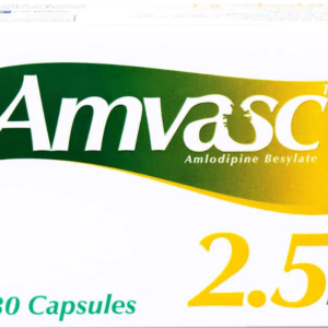 Amvasc 2.5 mg 30 Tablets امفاسك2.5مجم 30 كبسولة