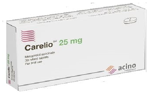 Carelio 25 mg 30 Tablets كاريليو 25 مجم 30 قرص
