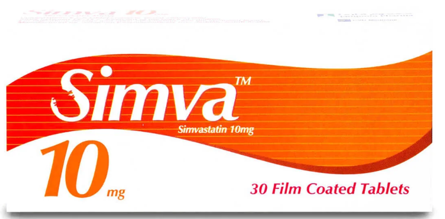 Simva 10 mg 30 Tablets سيمفا 10 مجم 30 قرص