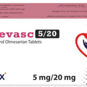 Olmevasc 20 mg / 5 mg 30 Tablets اولميفاسك 20/5 مجم 30 قرص