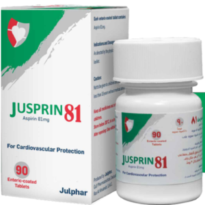 Jusprin 81 Mg Tablet 90 Pcs جوسبرين 81 مجم 90 قرص