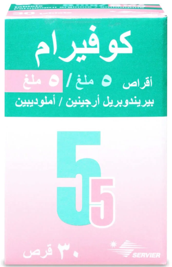 Coveram 5/5 mg 30 Tablet كوفيرام 5/5 مجم 30 قرص