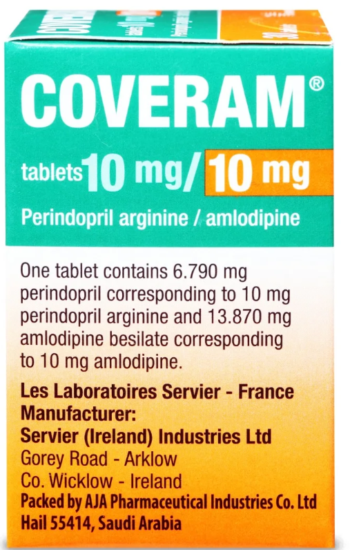 Coveram 10/10 mg 30 Tablet كوفيرام 10/10 مجم 30 قرص
