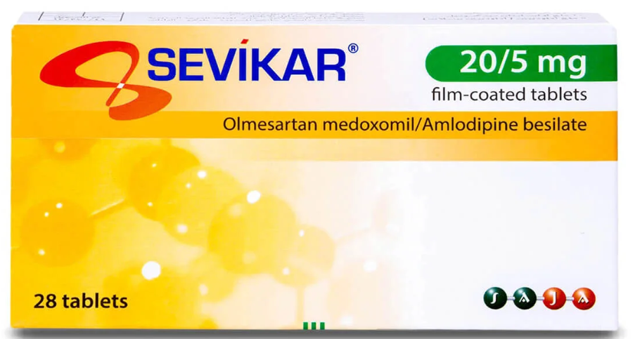 Sevikar 20/5 mg 28 Tablets سيفيكار 20/5 مجم 28 قرص