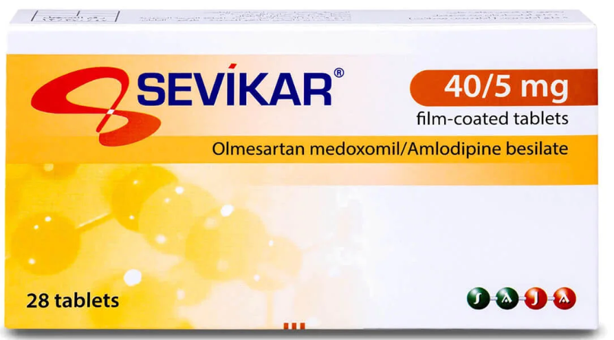 Sevikar 40/5 mg 28 Tablets سيفيكار 40/5 مجم 28 قرص