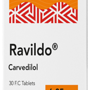 Ravildo 6.25 mg 30 Tablets رافيلدو 6.25 مجم 30 قرص