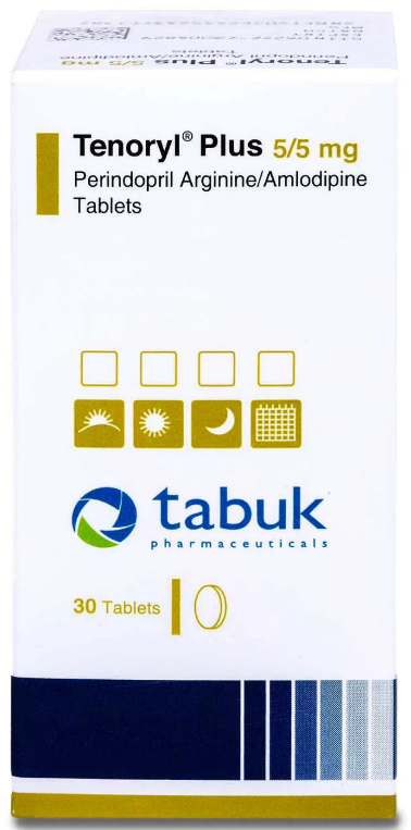 Tenoryl plus 5/5 mg 30 tablets تينوريل بلس 5/5 ملجم 30 قرص