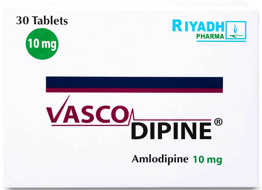 Vascodipine 10 mg 30 Capsules فاسكودبين 10 مجم 30 قرص