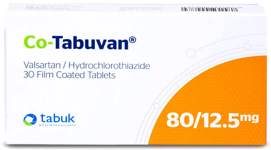 Co‑Tabuvan 80 mg/12.5 mg 30 Tablets كو تابوفان 80/12.5 مجم 30 قرص
