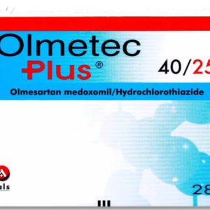 Olmetec 40 mg / 25 mg 28 Tablets اولميتك 40/25 مجم 28 قرص