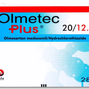 Olmetec 20 mg / 12.5 mg 28 Tablets اولميتك 20/12.5 مجم 28 قرص