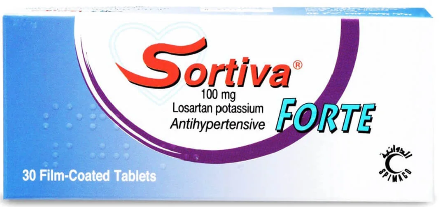 Sortiva Fort 100 mg 30 Tablets سورتيفا - فورت 100 مجم 30 قرص