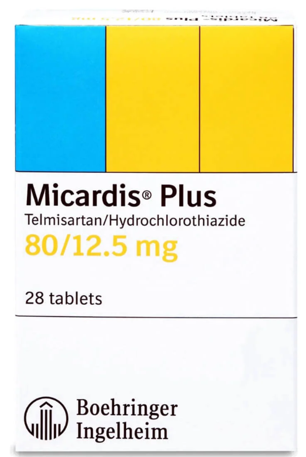 Micardis Plus 80/12.5 mg 28 Tablets ميكارديس بلاس 80/12.5 مجم 28 قرص