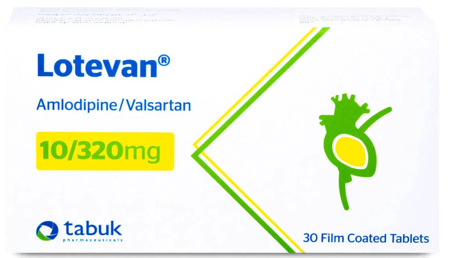 Lotevan 10 mg/320 mg 30 Tablets لوتيفان 10/320 مجم 30 قرص