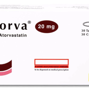 Atorva 20 mg  30 Tablets اتورفا 20 مجم 30 قرص