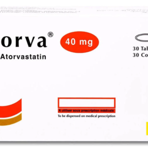 Atorva 40 mg 30 Tablets  اتورفا40 مجم 30 قرص