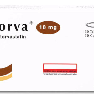 Atorva 10 mg 30 Tablets اتورفا10 مجم 30 قرص