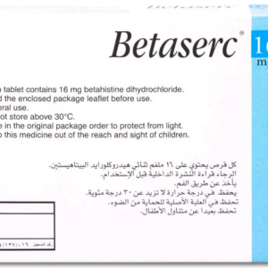 Betaserc 16 mg 40 Tablets  بيتاسيرك16 مجم 40 قرص