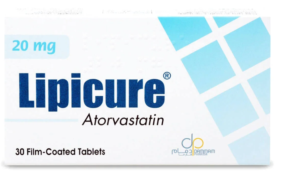 Lipicure 20 mg 30 Tablets ليبيكيور 20 مجم 30 قرص