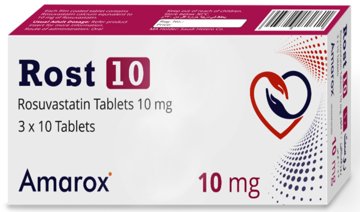 Rost 10 mg 30 Tablets روست 10 مجم 30 قرص