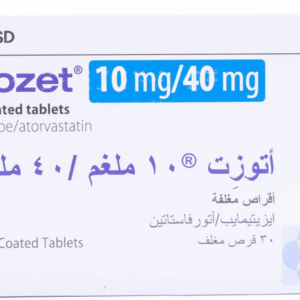 Atozet 10/40 mg 30 Tablets  أتوزت 10 ملجم/40 ملجم 30 قرص