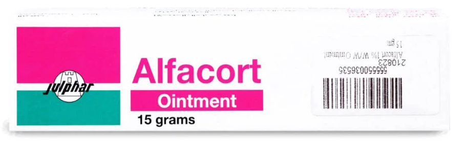 Alfacort Ointment 15 gm الفاكورت مرهم 15 جم