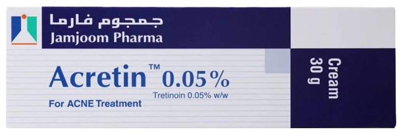 Acretin 0.05% Cream 30 gm اكرتين %0.05 كريم 30 جم