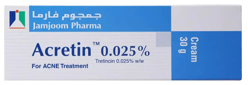 Acretin 0.025% Cream 30 gm اكرتين %0.025كريم 30 جم